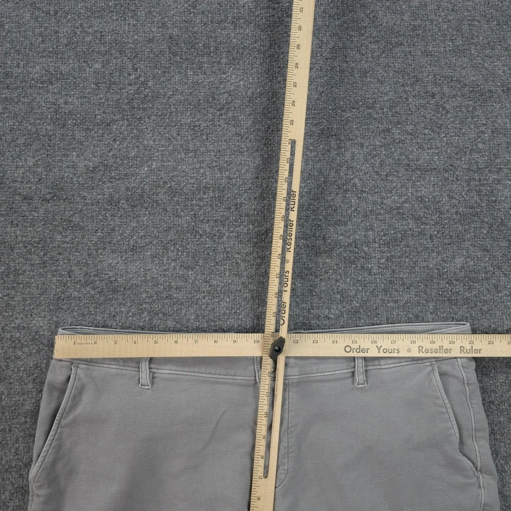 Faherty Shorts Mens 42 Gray Terry Stretch‎ Chino Casual Summer Travel Comfort